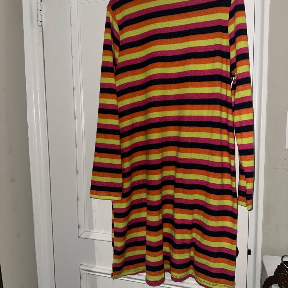 Style & Co. Multicolor Striped Dress